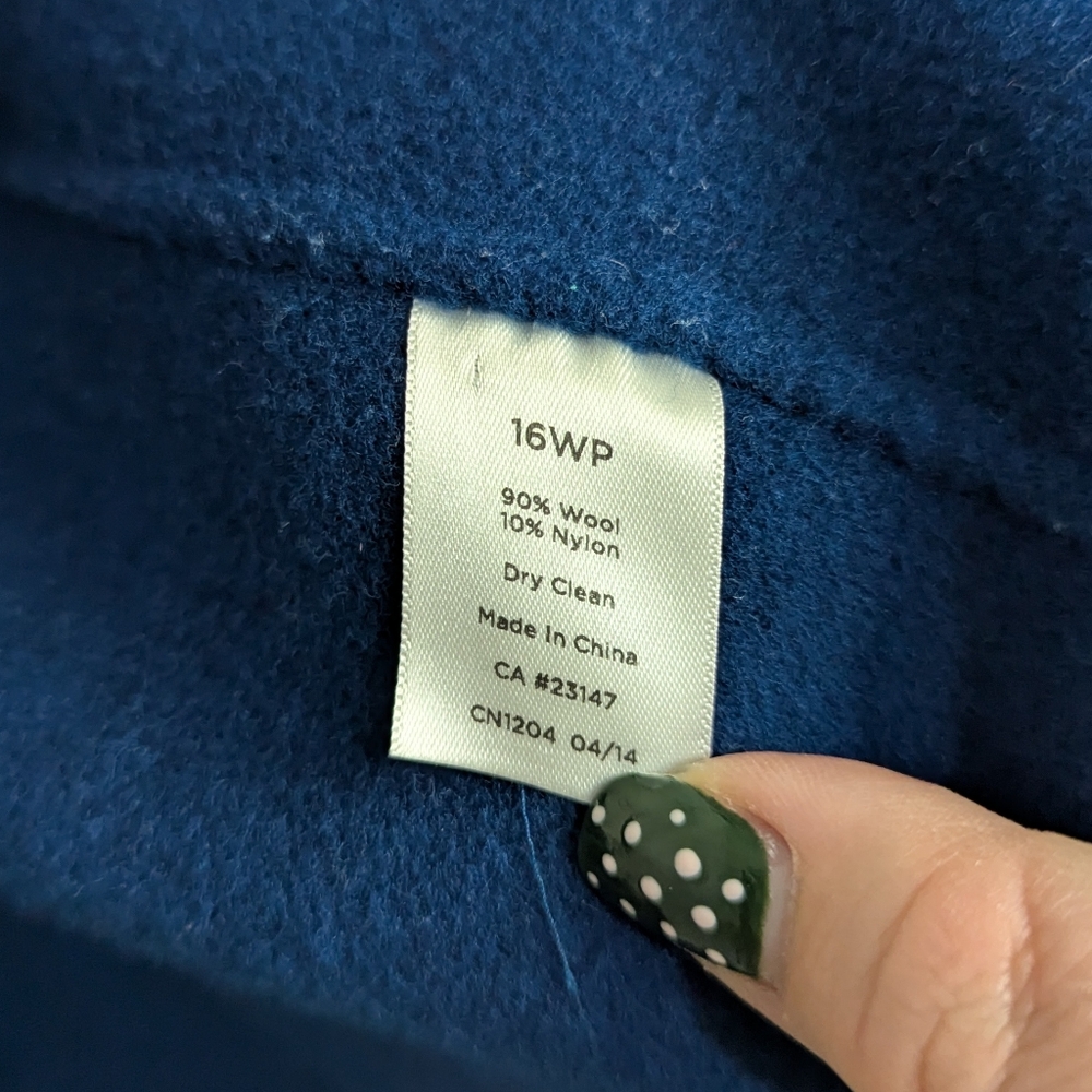 Talbots Women's 16 Petite Structured Wool Jacket - image 7